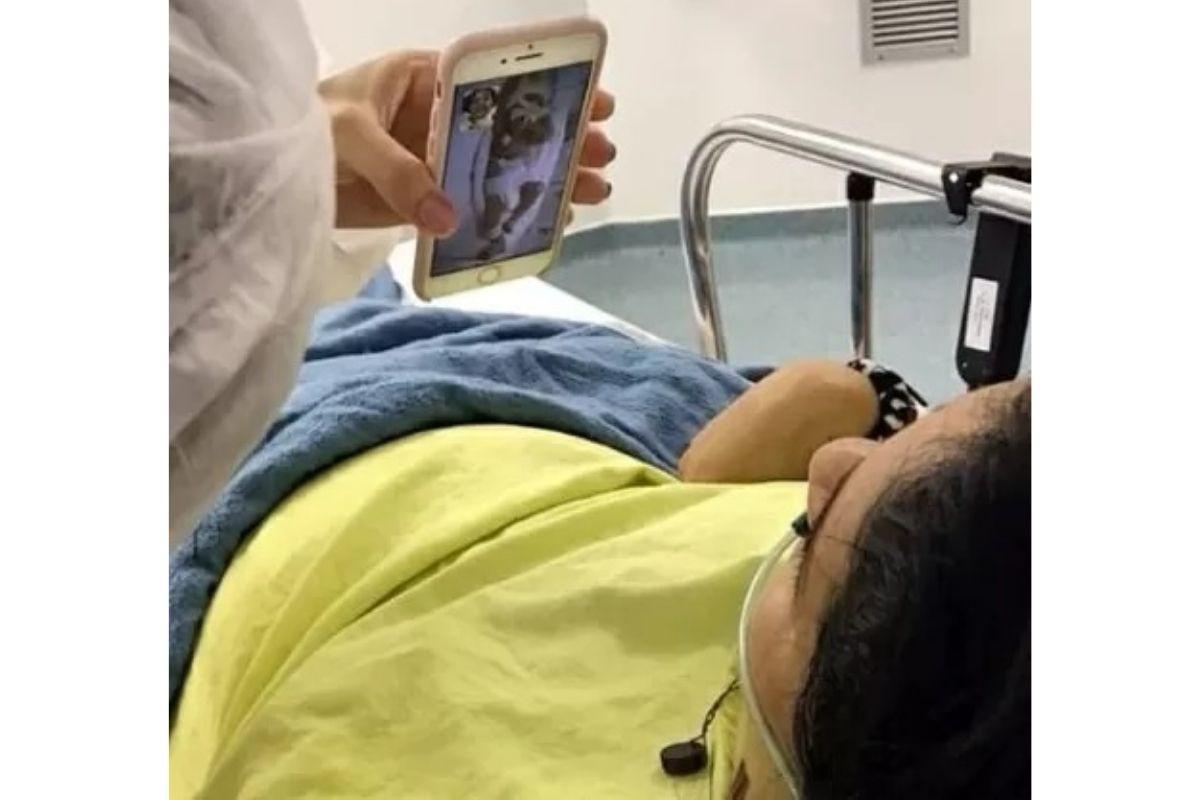Relato de mãe: “Conheci meu bebê pelo celular enquanto estava internada com covid-19”