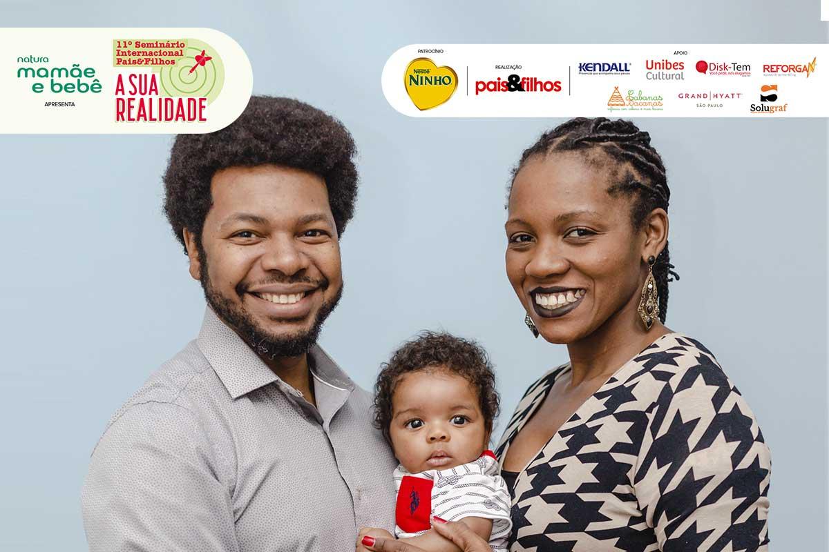 Humberto e Thainá Baltar se uniram ao filho para um bate-papo em parceria com Ninho no 11° Seminário Pais&Filhos