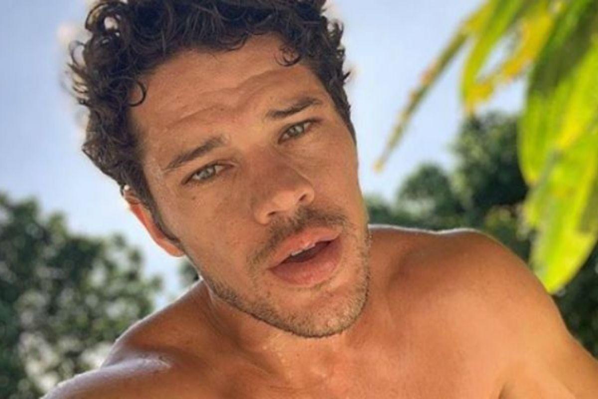 José Loreto e bebê