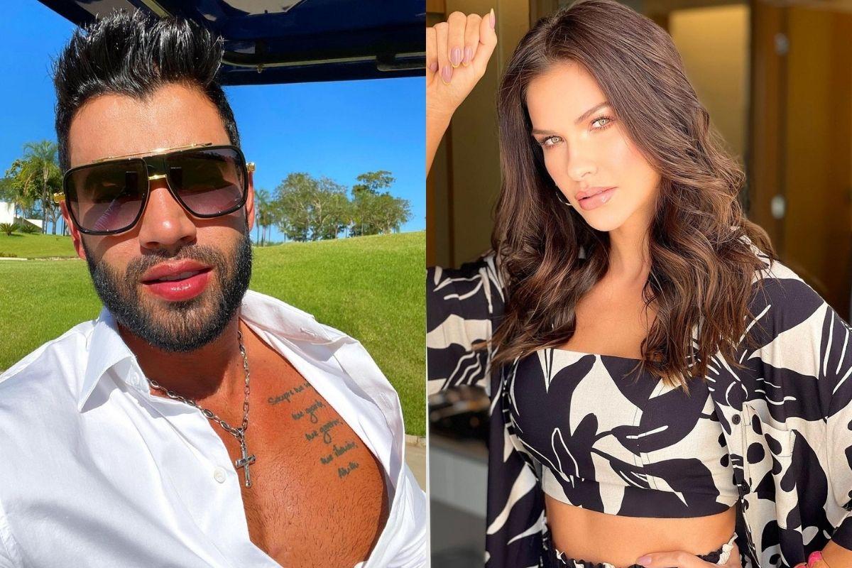 Andressa Suita comemora aniversário de Samuel com bolo e festa simples no iate de Gusttavo Lima