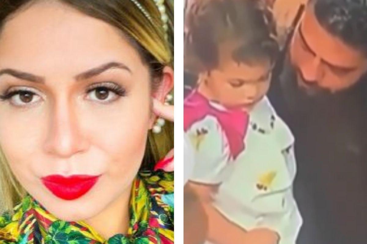 A filha de Henrique se despediu