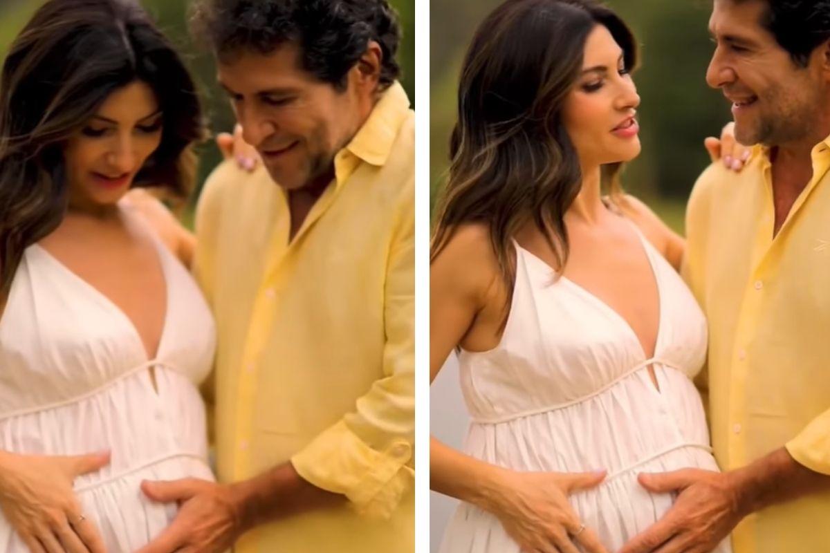 Aline de Pádua comemora as 33 semanas de gravidez