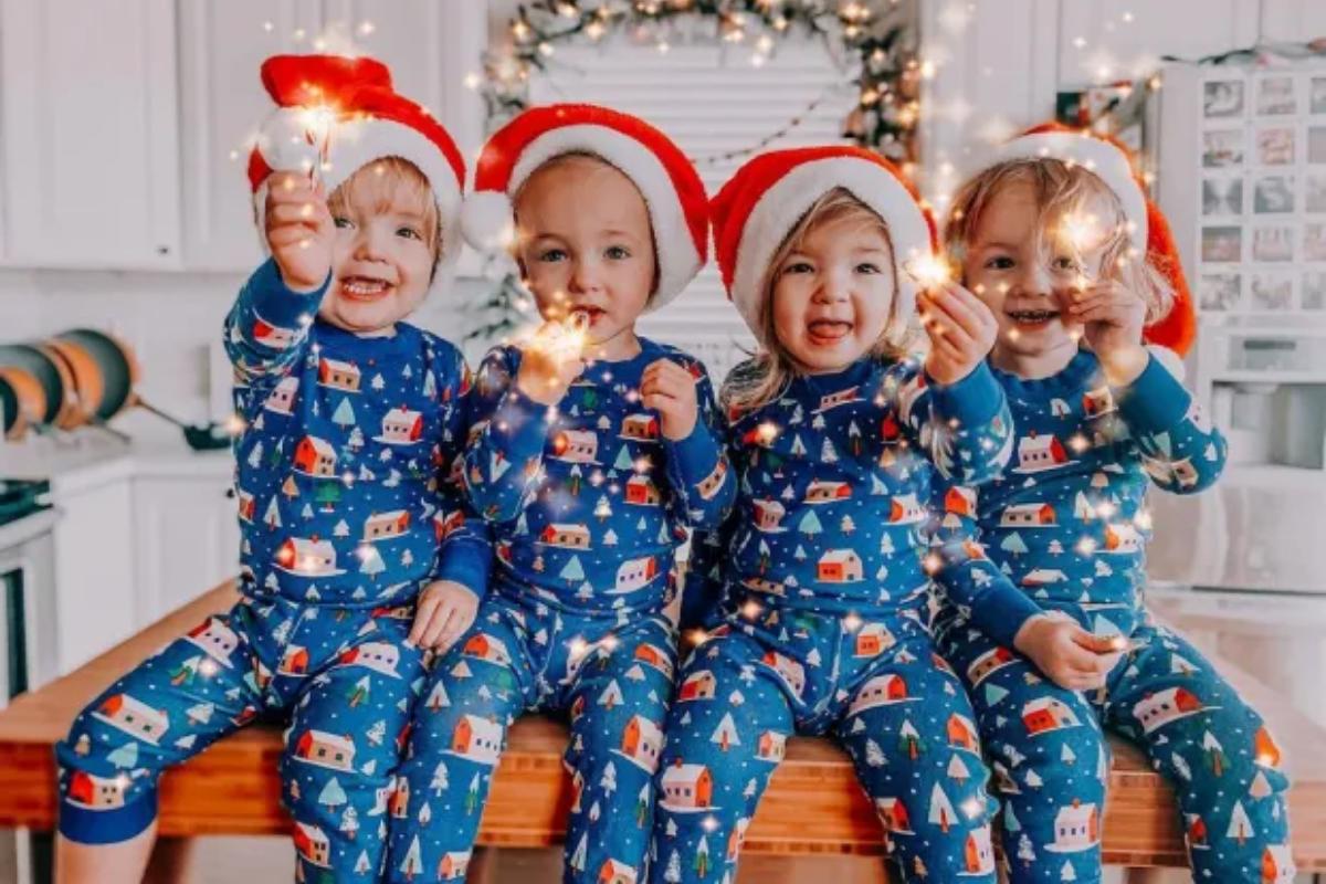 As crianças conheceram o Papai Noel