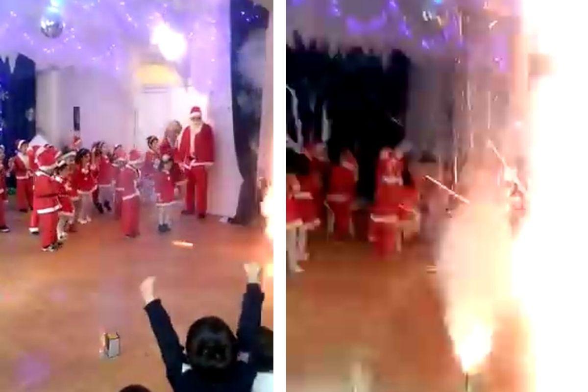 Foram cenas de horror