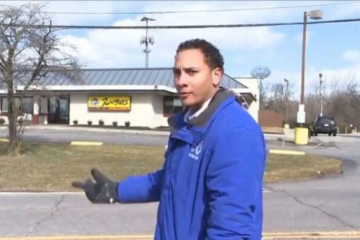 A mãe fez questão de mandar um ‘Oi’ especial para o filho repórter