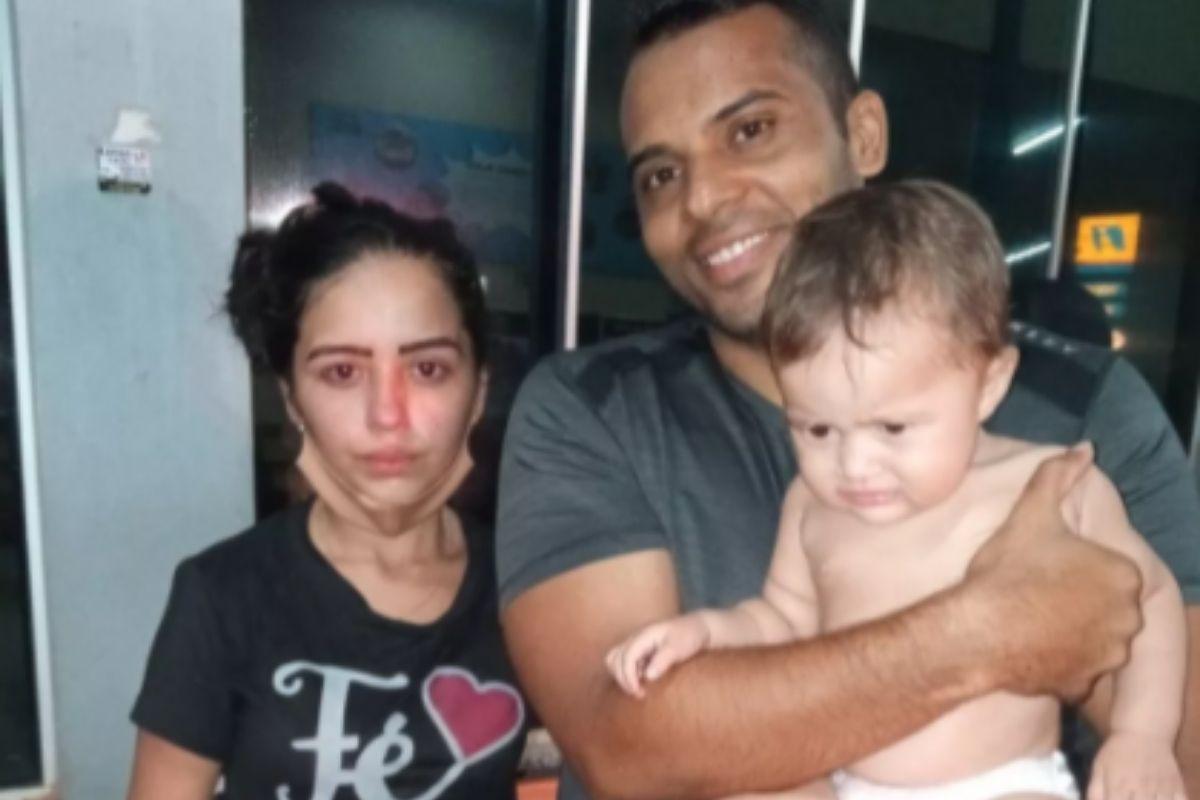Policial salva a vida de bebê engasgado