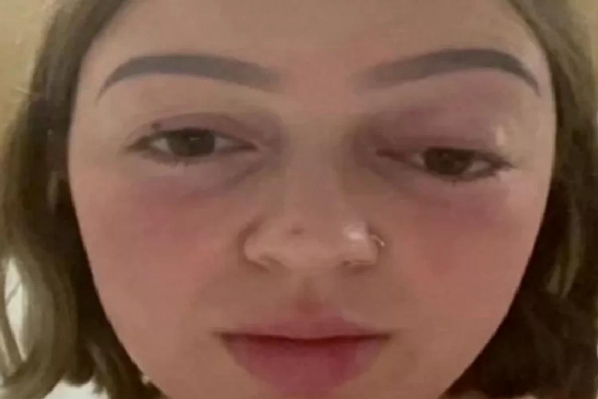 Bethany com a recém-nascida, a Phoebe