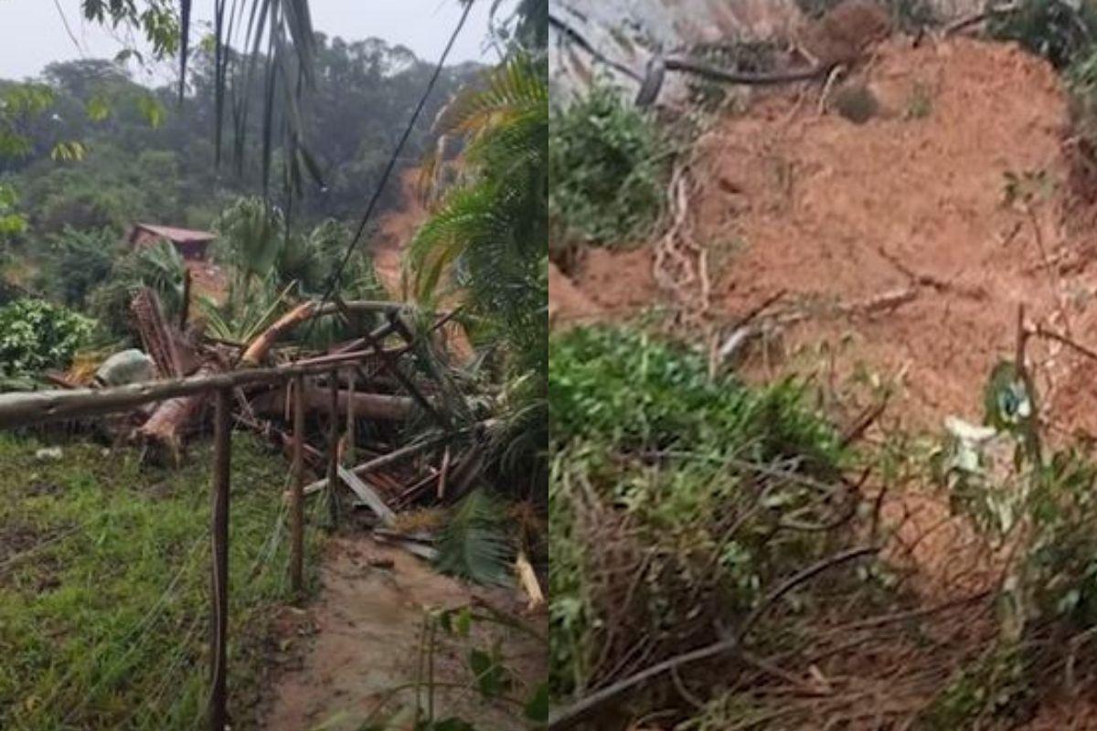 A mãe e os irnãos de Durque morreram no deslizamento em Paraty