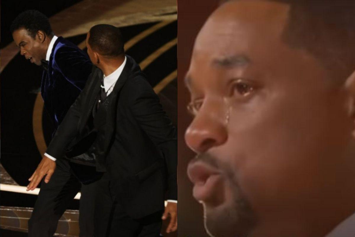 Will Smith deu um tapa em Chris Rock por causa de uma piada feita com Jada Smith, esposa de Will