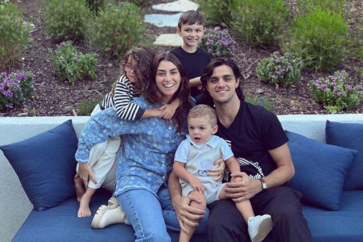 Mariana Uhlmann mostrou Vicente nos Stories