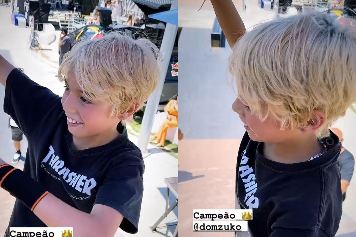 Luana Piovani não gosta de furo na orelha do filho