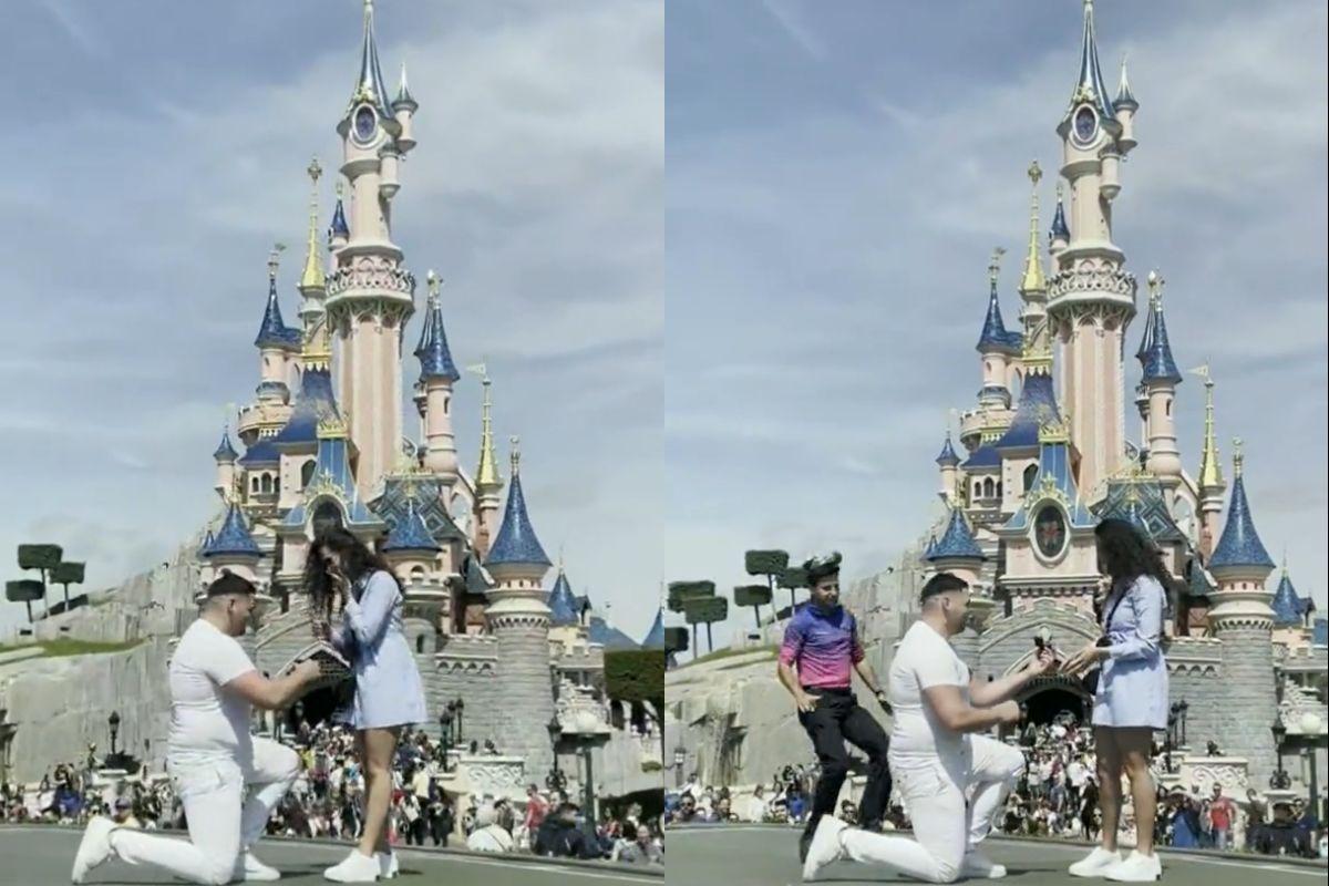 Pedido de casamento na Disney dá totalmente errado após funcionário do parque interromper o momento