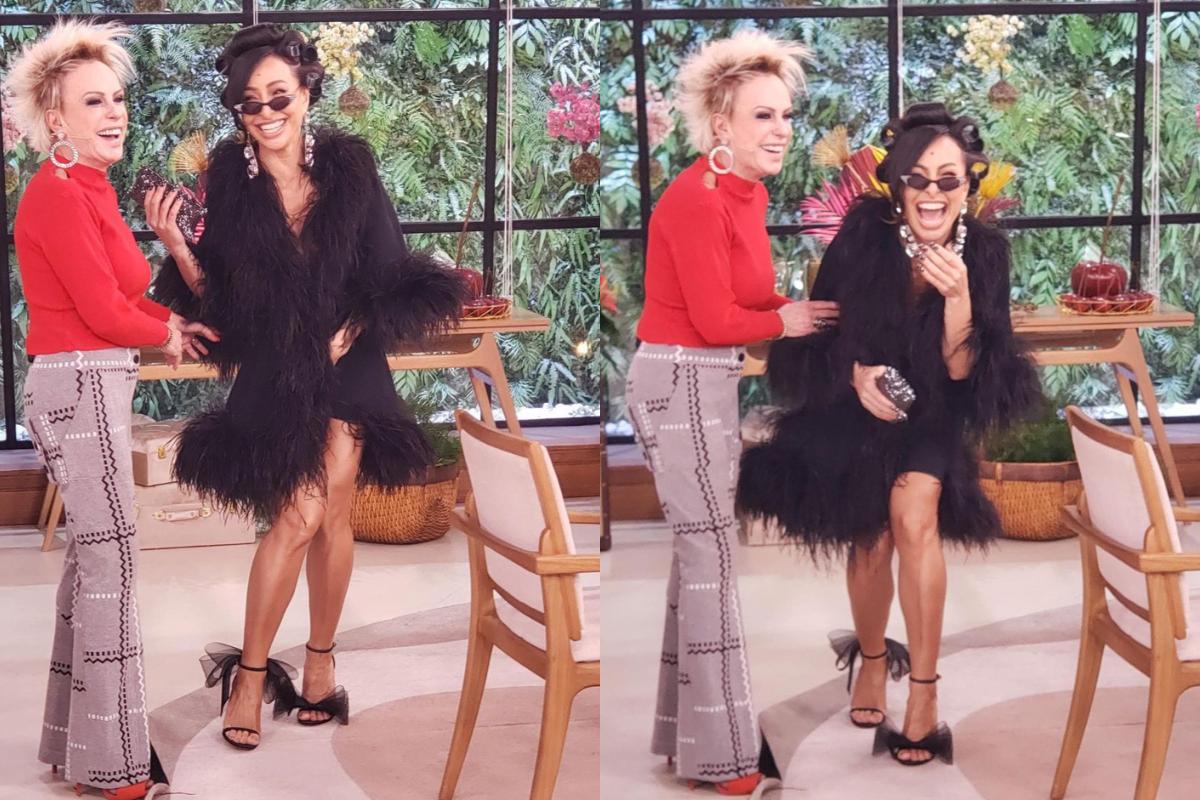 Sabrina Sato com Ana Maria Braga.