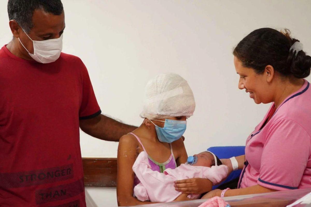A Maya nasceu no último sábado, 16 de julho