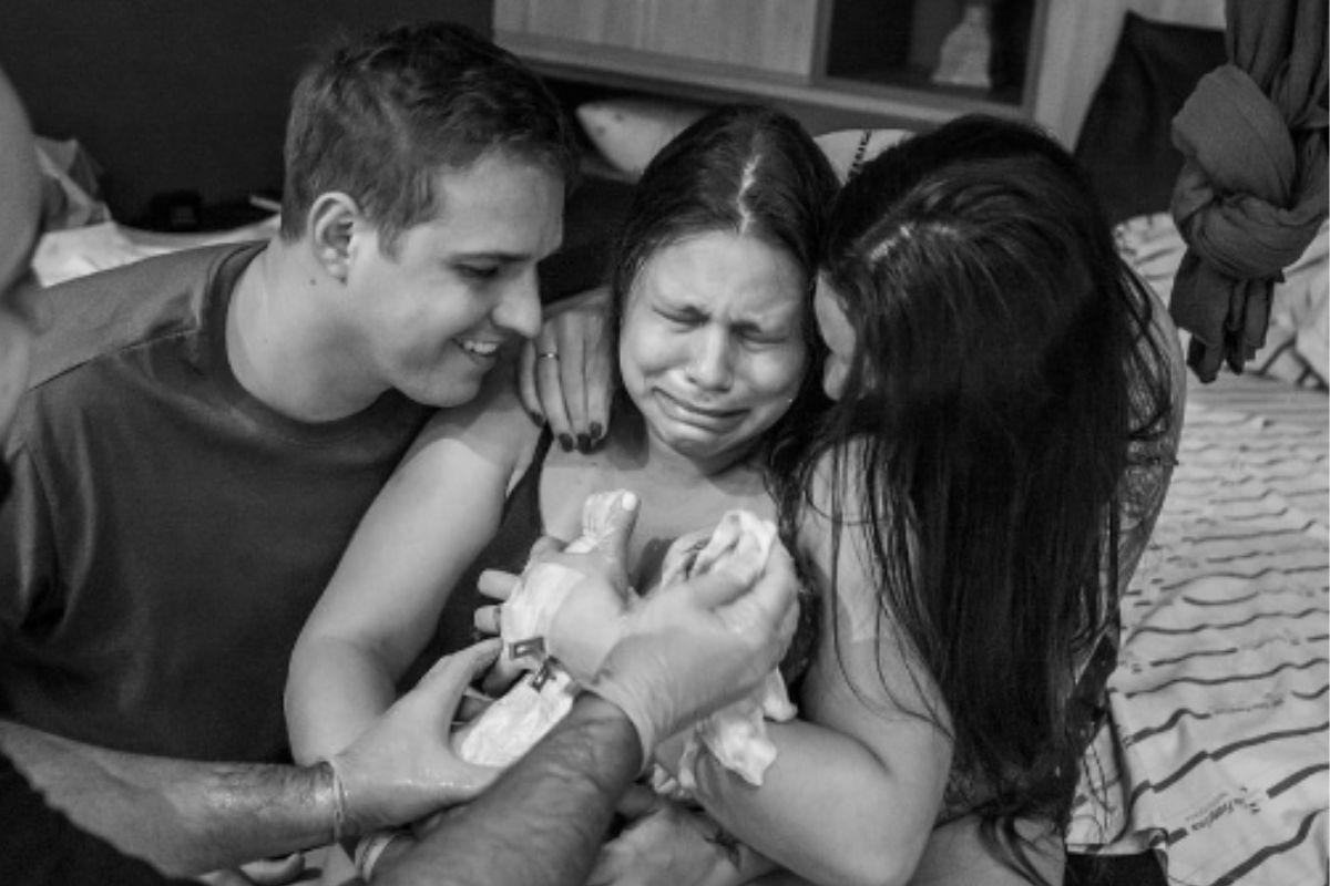 Nasceu o filho de Maria Carolina, Douglas Queiroz e Klayse Marques