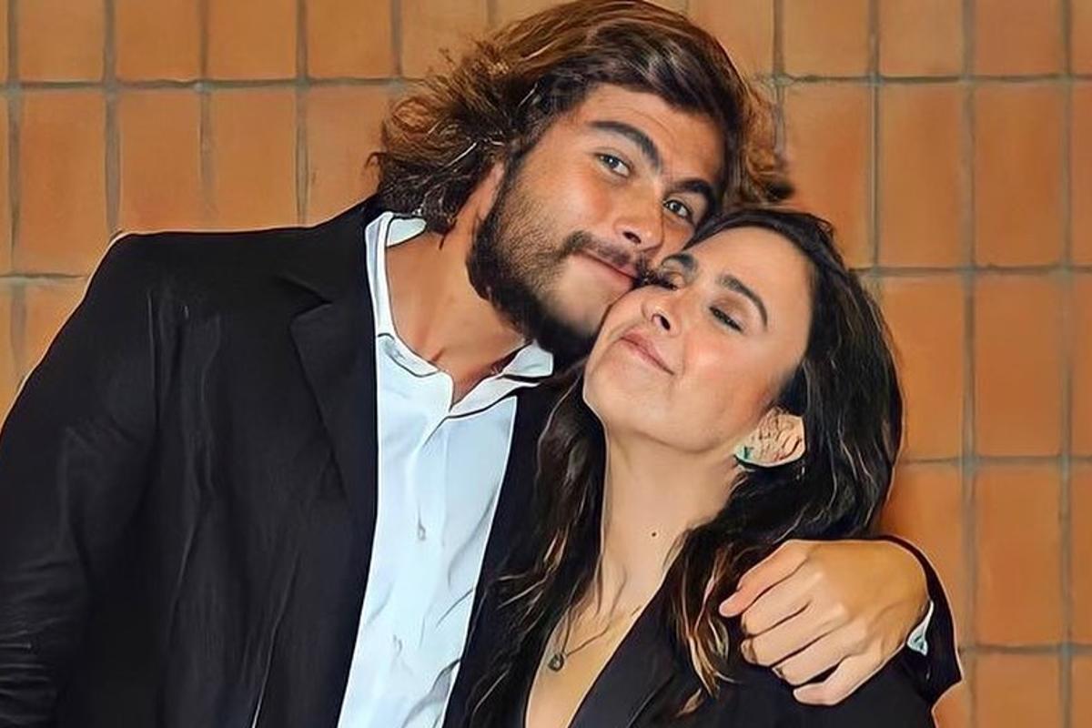 Tatá utilizou o Instagram para mostrar o grande pai que é Vitti.