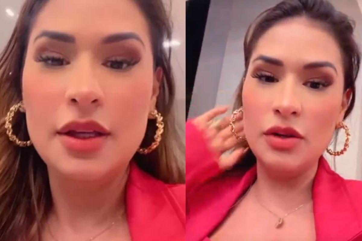 Simone foi para a festa de aniversário após compromissos de trabalho