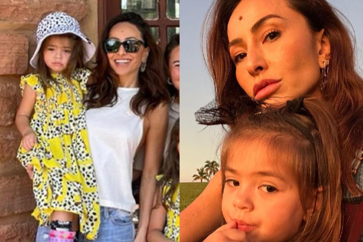 Uma das imagens publicadas por Sabrina em suas redes sociais