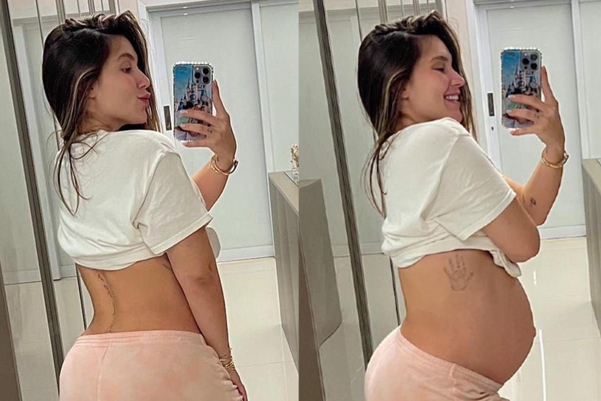 Recentemente, Virginia comentou que Maria Flor irá nascer assim como a irmã: com muito cabelo!