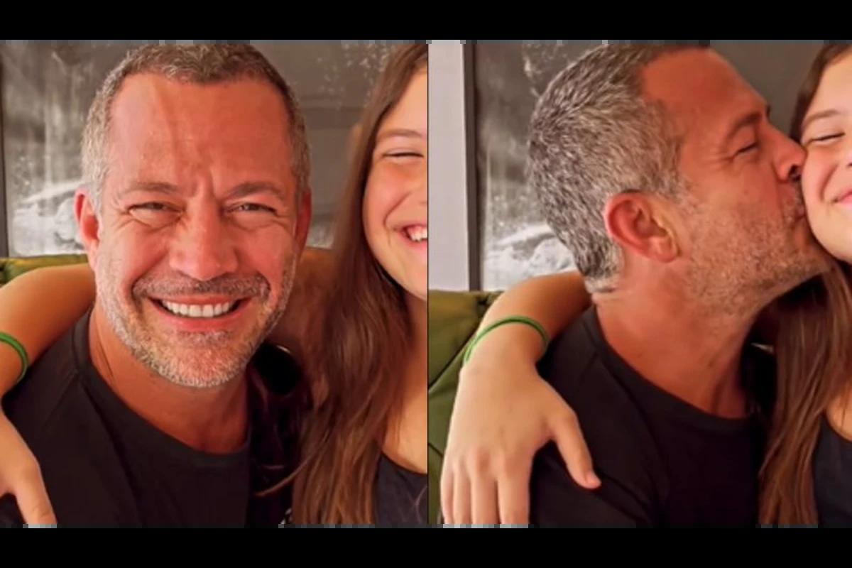 Malvino Salvador posta foto com a filha