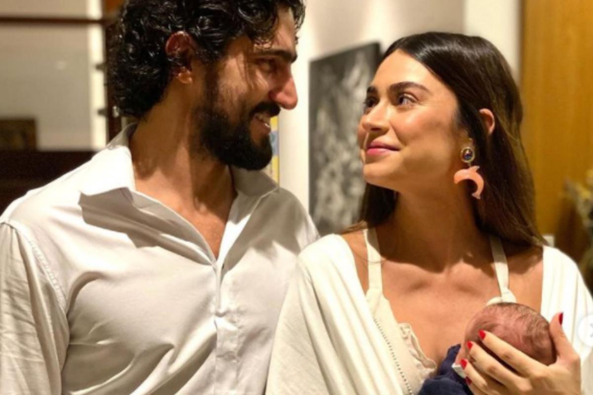 Francisco é fruto do relacionamento da atriz com Renato Góes