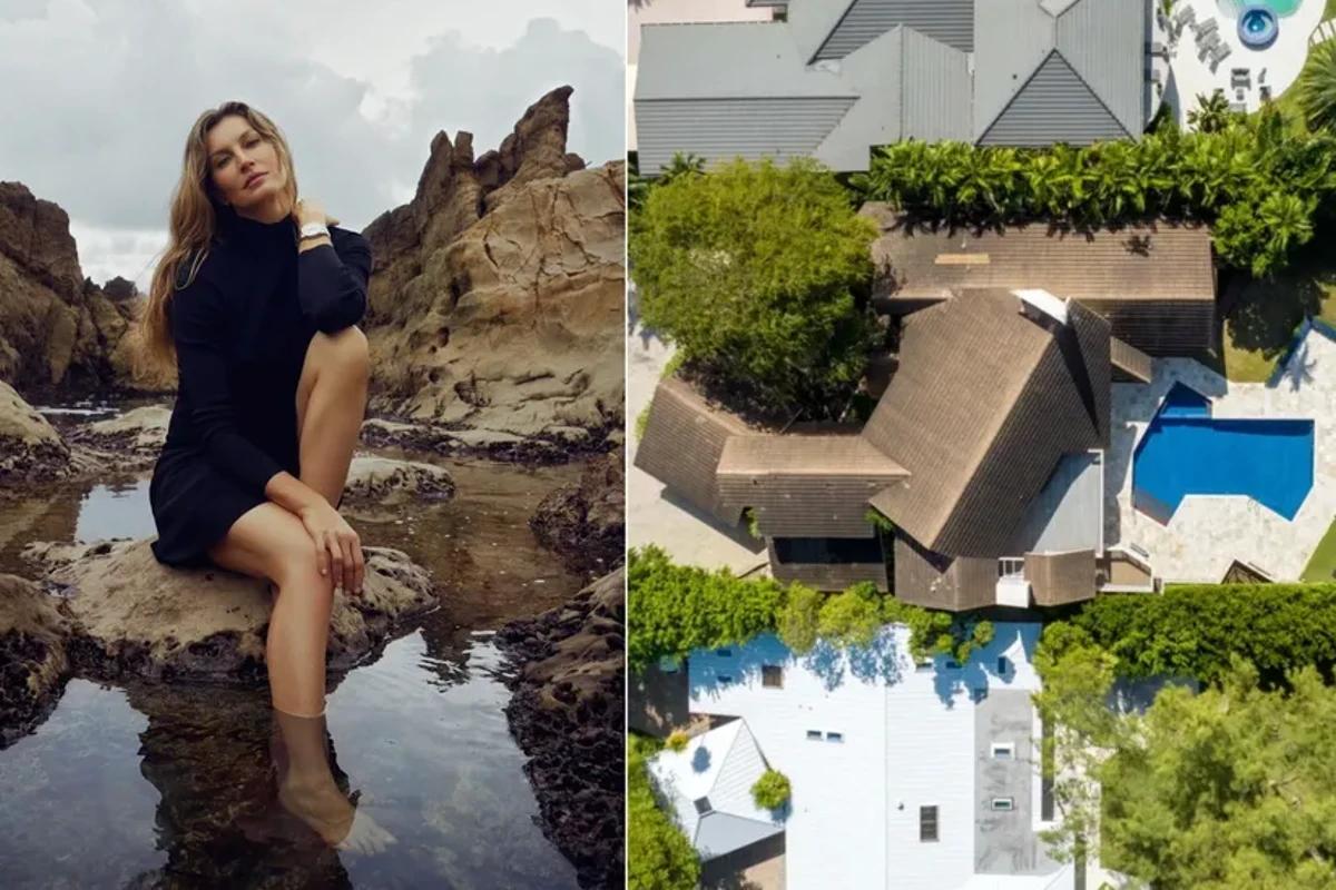 Gisele Bündchen compra mansão de R$ 62 milhões a poucos metros de distância da casa de Tom Brady