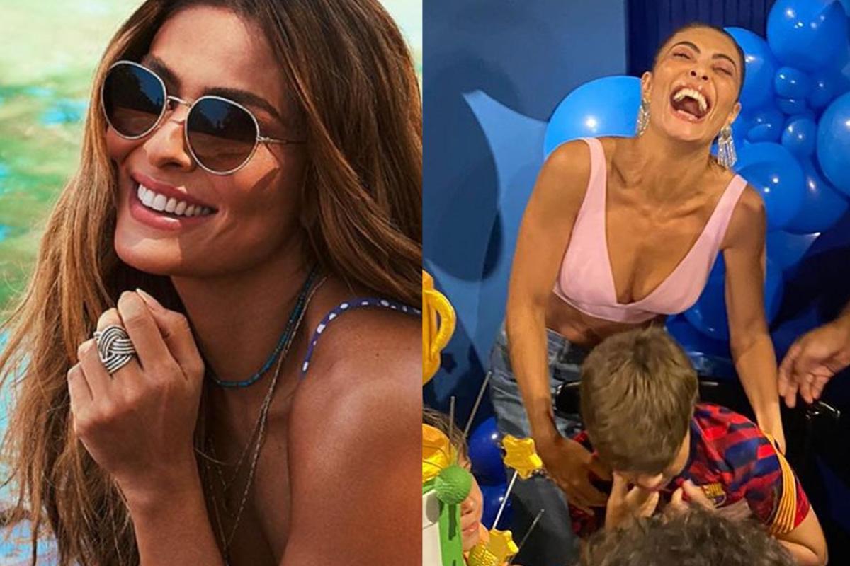 Alguns dos registros feitos por Juliana Paes em seu perfil nas redes sociais