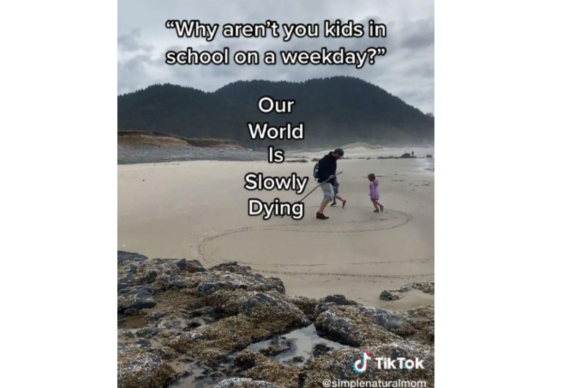 Mãe é criticada por tirar os filhos da escola