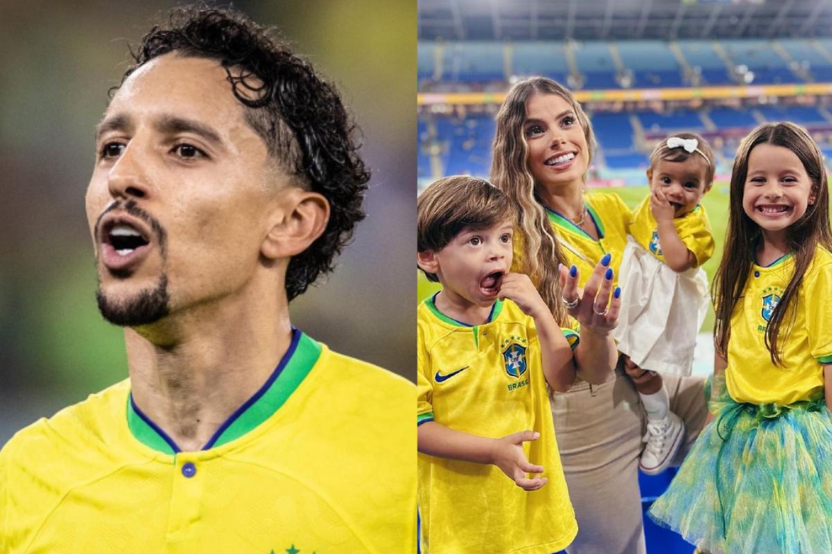 Esposa de Marquinhos mostra seus rituais antes dos jogos da Seleção Brasileira: “Amuletos da sorte”