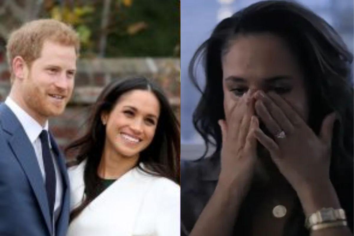 O casal falou sobre o aborto espontâneo de Meghan no novo episódio