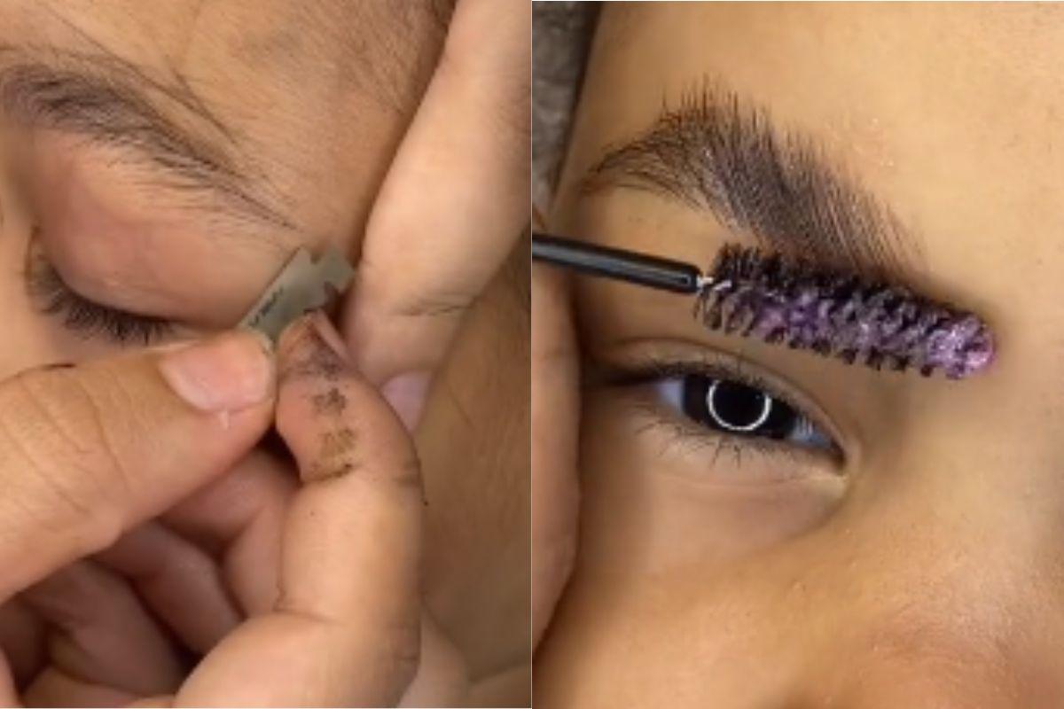 O cabelo da criança ficou preso em um exaustor