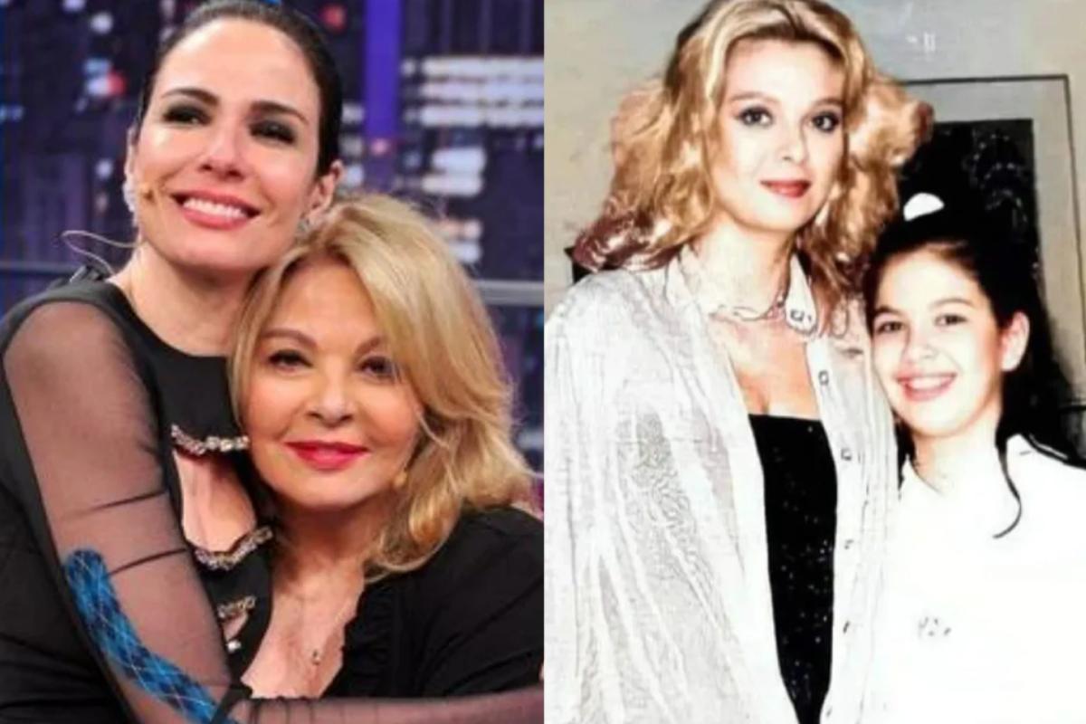 Vera e Luciana Gimenez apareceram em um registro raro