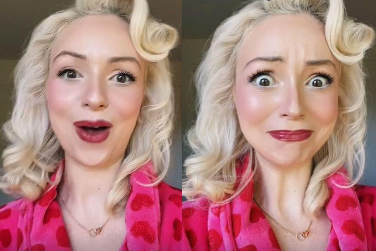 Ela contou como o mamilo “caiu”