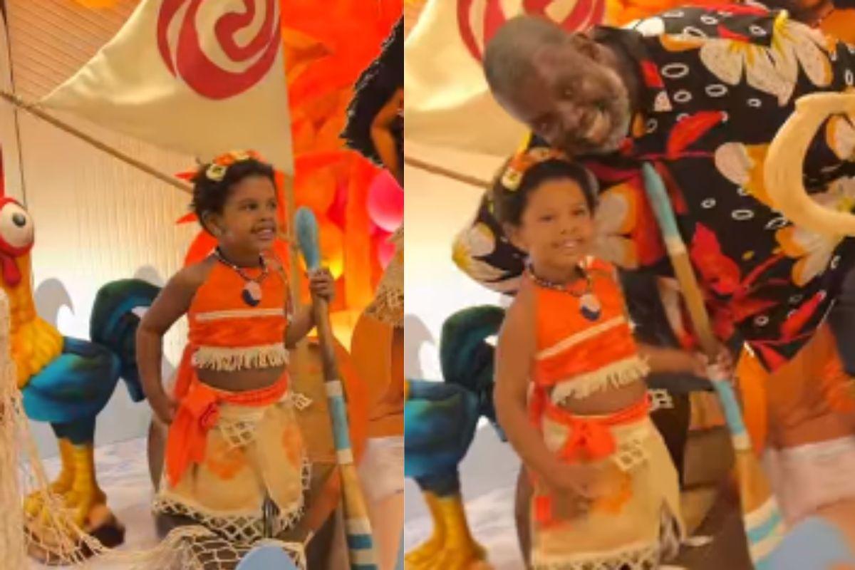 Péricles comemora aniversário de três anos da filha com festa temática e faz homenagem