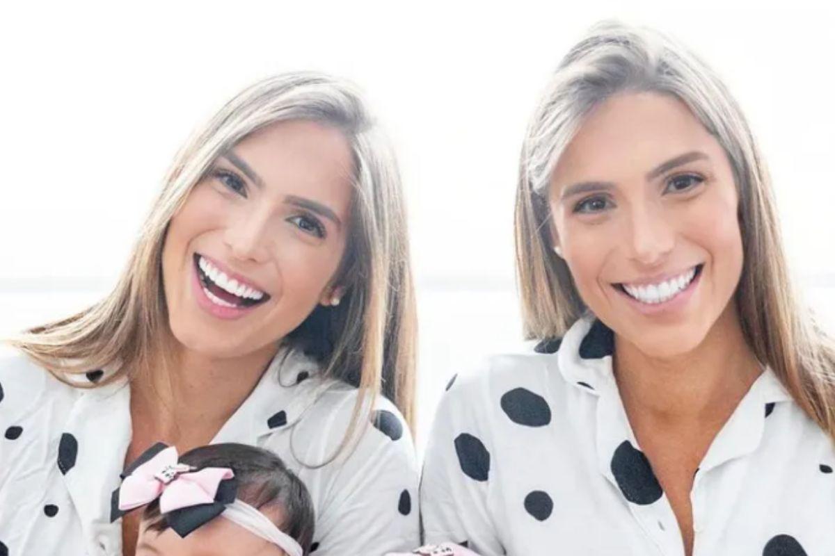 Bia Feres celebra mesversário da filha