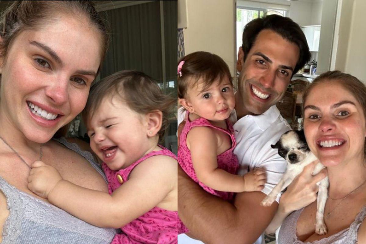 Bárbara Evans mostra reencontro com filhas