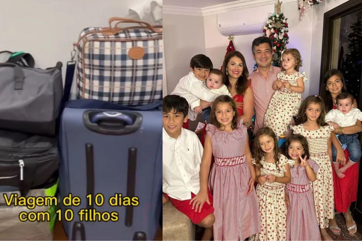 Eles são pais de 10 crianças