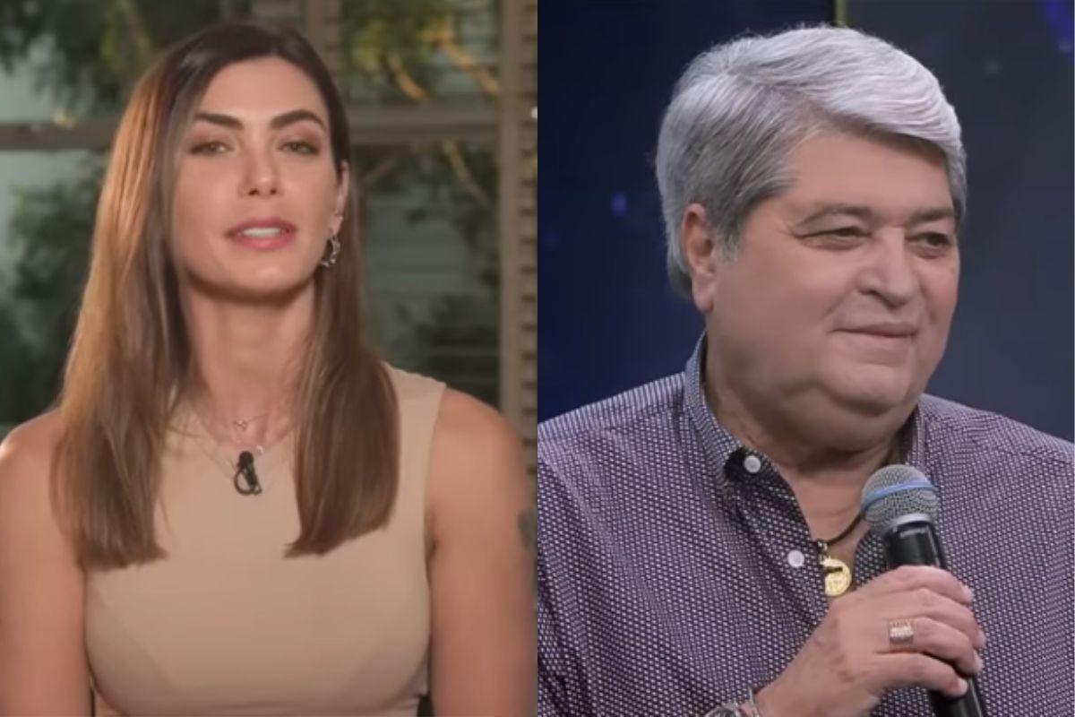Datena se emocionou com a declaração da filha