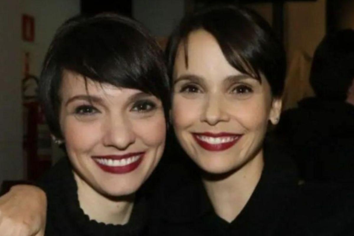 Débora Falabella com a irmã Cynthia