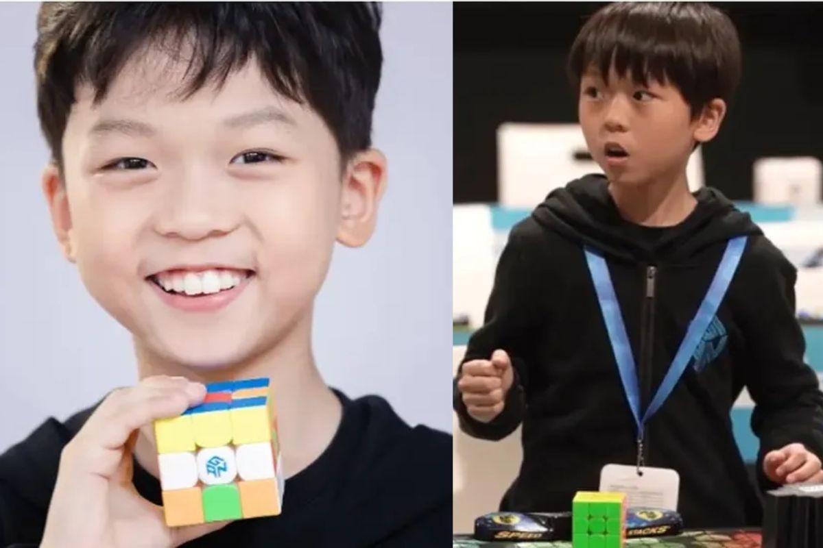 Yiheng Wang resolveu o cubo mágico em tempo recorde