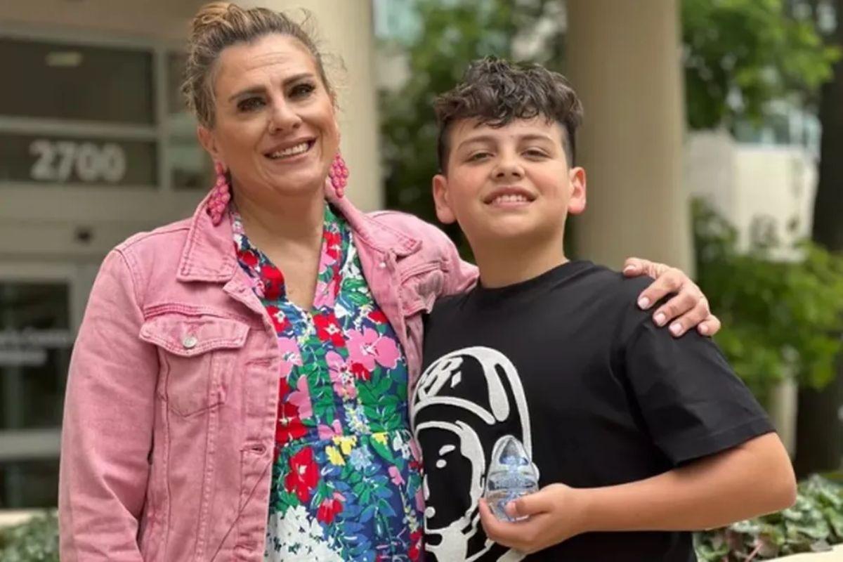 O menino agiu rapidamente