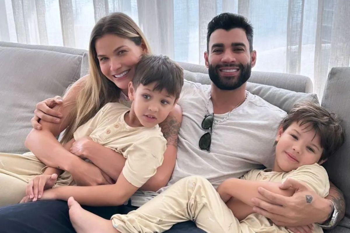 Andressa Suita e família