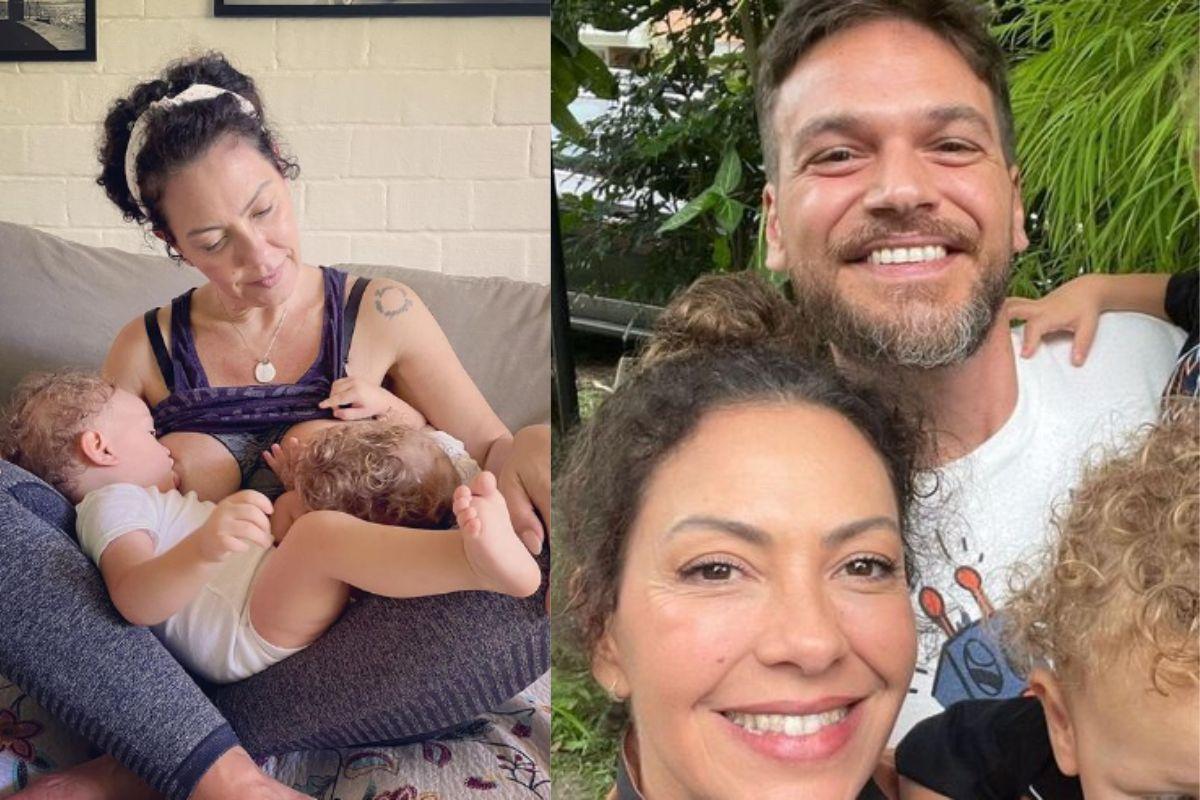 Fabiula Nascimento mostra foto inédita dos filhos gêmeos durante passeio em família