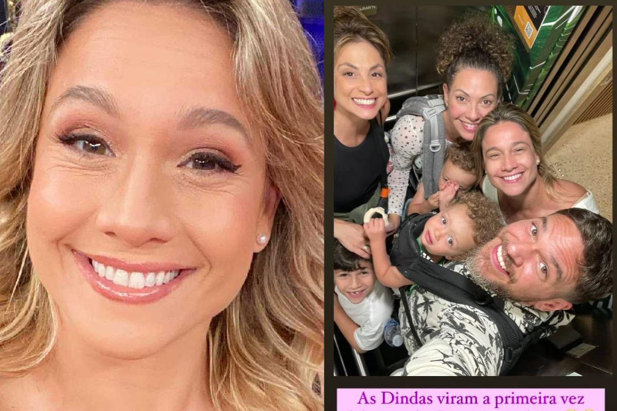 Fernanda Gentil mostra momento em família com Fabiula Nascimento