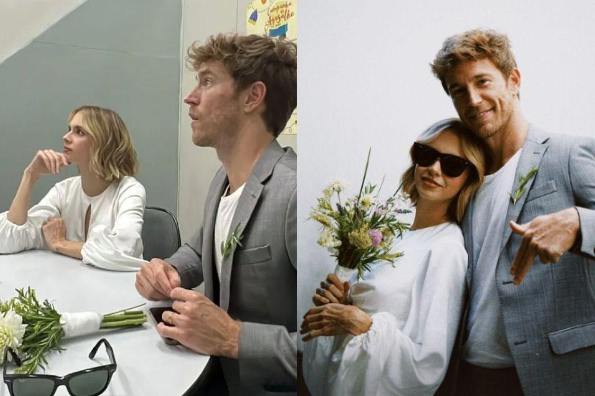 Isa Scherer posta fotos do casamento