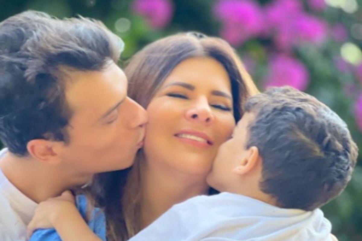 Mara Maravilha mostra rosto do filho