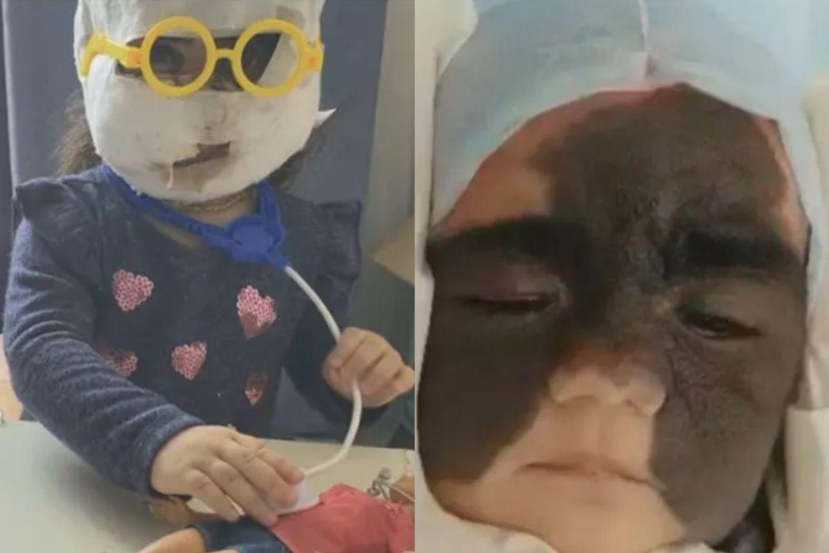 A mãe ficou em choque ao ver a filha