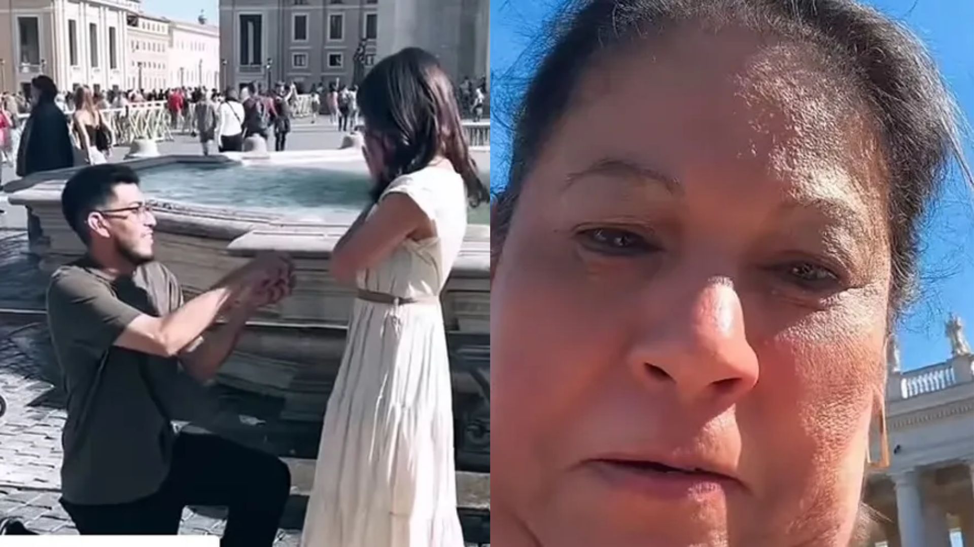 A mãe do noivo estragou o momento sem querer