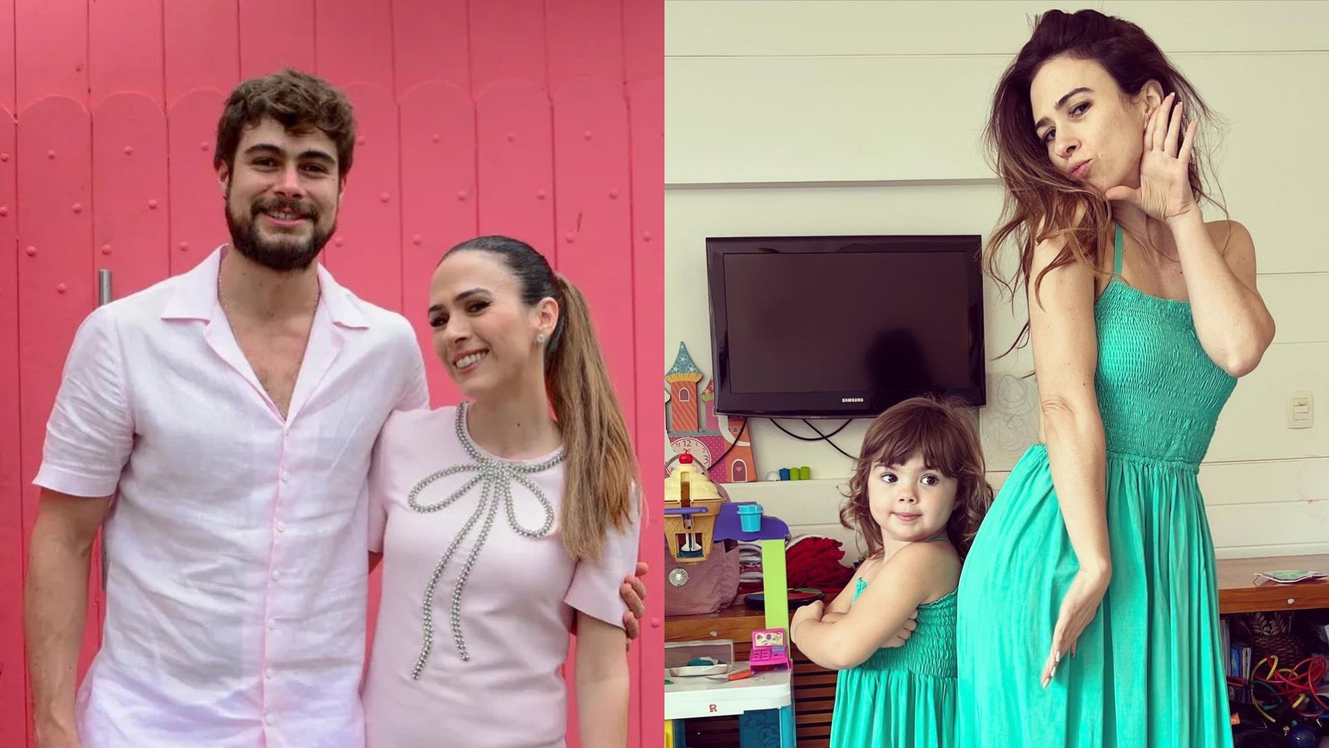 Rafa Vitti e Tatá Werneck celebram o aniversário da filha, Clara Maria