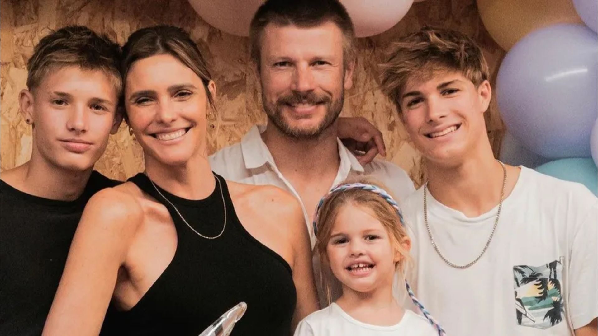 Fernanda Lima e família